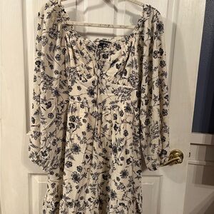 Scarlet Darkness Print Dress M